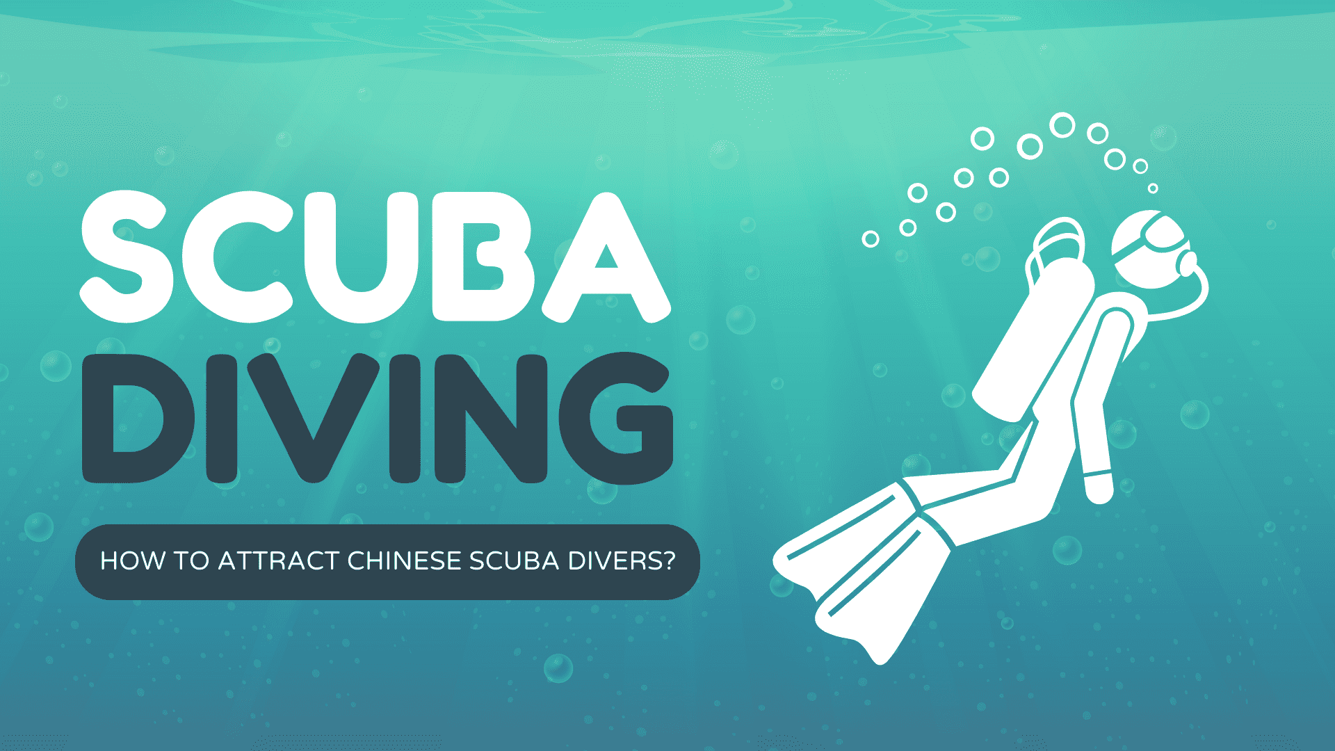 Chinese scuba diving: banner